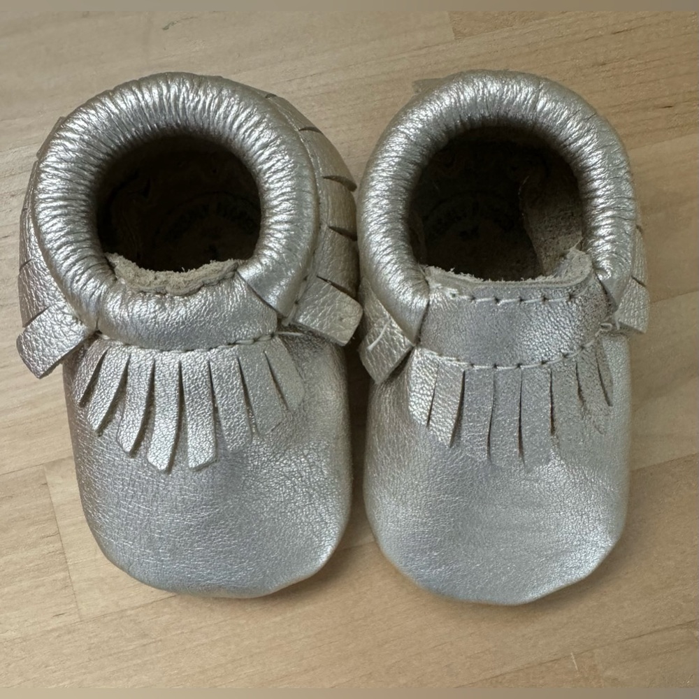 Freshly Picked Mocs Soft Sole Gold size 1